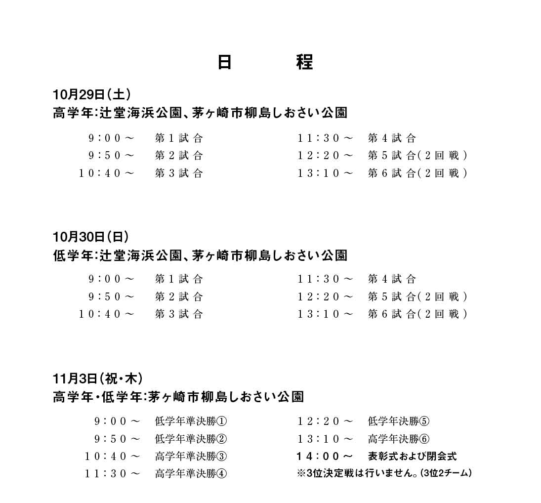 第35回　湘南少年サッカー大会